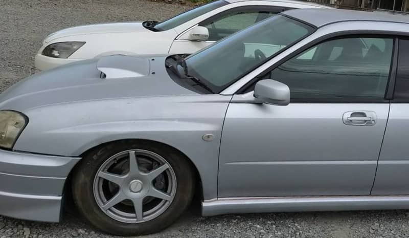 笛吹市のお客様から廃車買取したスバルインプレッサ