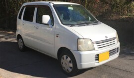 甲州市のお客様から廃車買取したスズキワゴンR