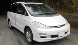 身延町のお客様から廃車買取したトヨタエスティマ