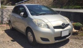 甲州市のお客様から廃車買取したトヨタ ヴィッツ