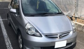 甲州市のお客様から廃車買取したホンダ フィット