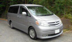 上野原市のお客様から廃車買取したトヨタ アルファードハイブリッド