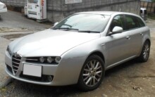 甲府市のお客様から廃車買取したアルファロメオ