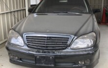 韮崎市のお客様から廃車買取したメルセデスベンツ