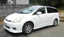 笛吹市のお客様から廃車買取したトヨタ ウィッシュ