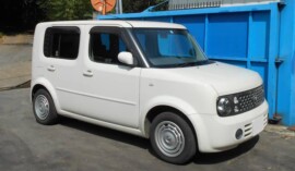 甲府市のお客様から廃車買取した日産 キューブ