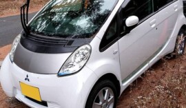 富士河口湖町のお客様から廃車買取した三菱アイミーブ