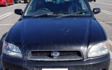 昭和町のお客様から廃車買取したスバル レガシー