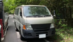 富士河口湖町のお客様から廃車買取した日産キャラバン