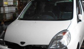 北杜市のお客様から廃車買取したトヨタファンカーゴ