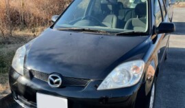 笛吹市のお客様から廃車買取したマツダデミオ
