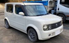 富士吉田市のお客様から廃車買取した日産キューブ