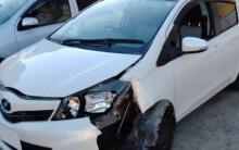 甲斐市のお客様から廃車買取したトヨタヴィッツ