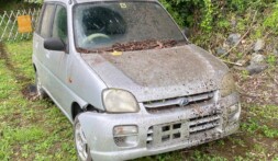 市川三郷町のお客様から廃車買取したスバルプレオ