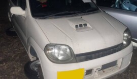 韮崎市のお客様から廃車買取したスズキkei