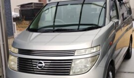 笛吹市のお客様から廃車買取した日産エルグランド