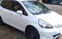 山梨市のお客様から廃車買取したホンダフィット