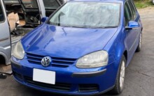 甲府市のお客様から廃車買取したフォルクスワーゲンゴルフ