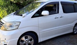 笛吹市のお客様から廃車買取したトヨタアルファード