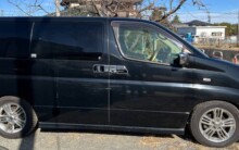 中央市のお客様から廃車買取した日産エルグランド