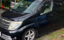 鳴沢村のお客様から廃車買取した日産エルグランド