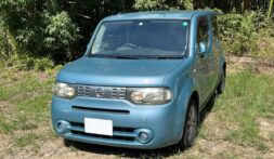 甲州市のお客様から廃車買取した日産キューブ